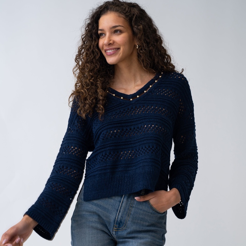 NWT Adrienne Landau Onyx Sweater